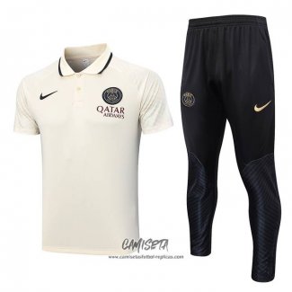 Conjunto Polo del Paris Saint-Germain 2023-2024 Albaricoque