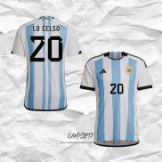 Primera Camiseta Argentina Jugador Lo Celso 2022