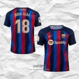 Primera Camiseta Barcelona Jugador Jordi Alba 2022-2023