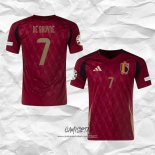 Primera Camiseta Belgica Jugador De Bruyne 2024