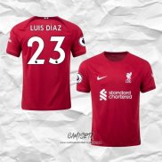 Primera Camiseta Liverpool Jugador Luis Diaz 2022-2023