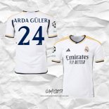 Primera Camiseta Real Madrid Jugador Arda Guler 2023-2024