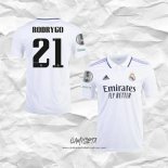 Primera Camiseta Real Madrid Jugador Rodrygo 2022-2023