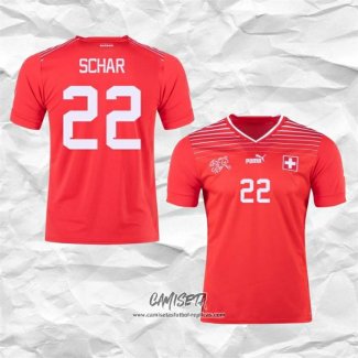 Primera Camiseta Suiza Jugador Schar 2022