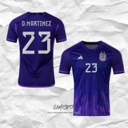 Segunda Camiseta Argentina Jugador D.Martinez 2022