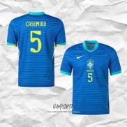 Segunda Camiseta Brasil Jugador Casemiro 2024