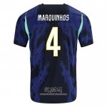 Segunda Camiseta Brasil Jugador Marquinhos 2026