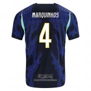 Segunda Camiseta Brasil Jugador Marquinhos 2026