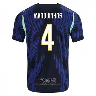 Segunda Camiseta Brasil Jugador Marquinhos 2026