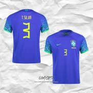 Segunda Camiseta Brasil Jugador T.Silva 2022