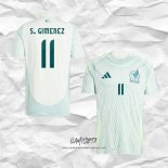 Segunda Camiseta Mexico Jugador S.Gimenez 2024