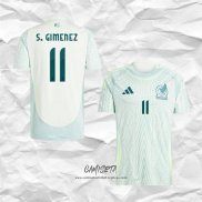 Segunda Camiseta Mexico Jugador S.Gimenez 2024