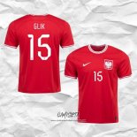 Segunda Camiseta Polonia Jugador Glik 2022