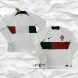 Segunda Camiseta Portugal 2022 Manga Larga
