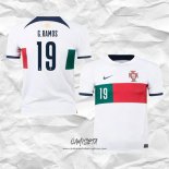 Segunda Camiseta Portugal Jugador G.Ramos 2022