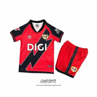 Segunda Camiseta Rayo Vallecano 2025-2026 Nino