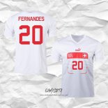 Segunda Camiseta Suiza Jugador Fernandes 2022