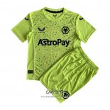 Segunda Camiseta Wolves Portero 2023-2024 Nino