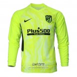 Tercera Camiseta Atletico Madrid 2020-2021 Manga Larga
