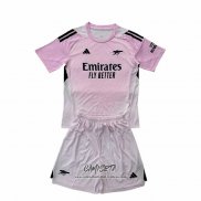 Camiseta Arsenal Portero 2025-2026 Nino Rosa
