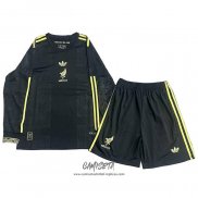 Camiseta Mexico Special 2025 Nino Manga Larga Negro