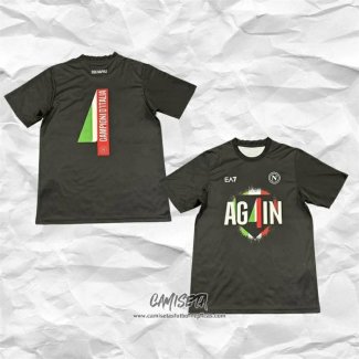 Camiseta Napoli Champion 2025-2026 Negro Tailandia