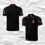 Camiseta Polo del AC Milan 2022-2023 Negro