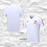 Camiseta Polo del Manchester United 2023-2024 Blanco