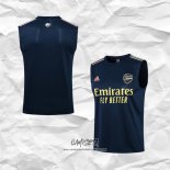 Camiseta de Entrenamiento Arsenal 2021-2022 Sin Mangas Azul