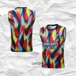 Camiseta de Entrenamiento Arsenal 2025-2026 Sin Mangas Rojo Amarillo Azul
