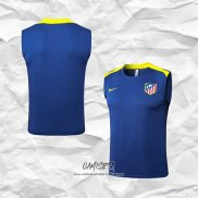 Camiseta de Entrenamiento Atletico Madrid 2025-2026 Sin Mangas Azul