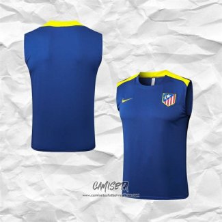Camiseta de Entrenamiento Atletico Madrid 2025-2026 Sin Mangas Azul