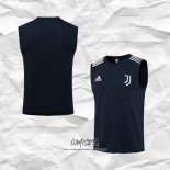 Camiseta de Entrenamiento Juventus 2021-2022 Sin Mangas Azul