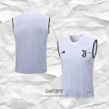 Camiseta de Entrenamiento Juventus 2023-2024 Sin Mangas Blanco