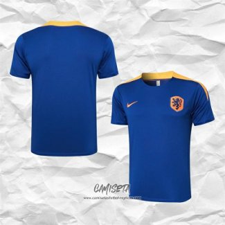 Camiseta de Entrenamiento Paises Bajos 2024-2025 Azul