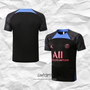 Camiseta de Entrenamiento Paris Saint-Germain Jordan 2022-2023 Negro y Azul