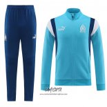 Chandal de Chaqueta del Olympique Marsella 2023-2024 Azul