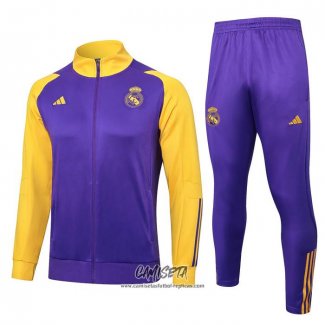 Chandal de Chaqueta del Real Madrid 2023-2024 Purpura