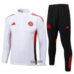 Chandal de Sudadera del Bayern Munich 2025-2026 Blanco