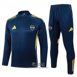 Chandal de Sudadera del Boca Juniors 2025-2026 Nino Azul