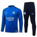 Chandal de Sudadera del Inter Milan 2026-2027 Nino Azul