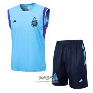 Chandal del Argentina 2023-2024 Sin Mangas Azul