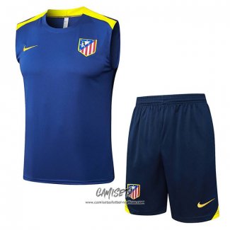 Chandal del Atletico Madrid 2025-2026 Sin Mangas Azul