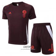 Chandal del Bayern Munich 2024-2025 Manga Corta Rojo - Pantalon Corto