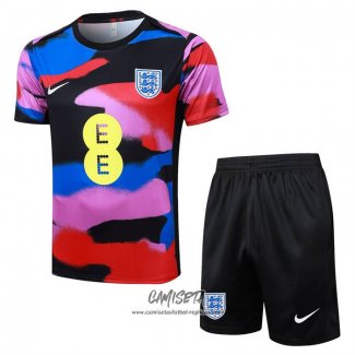 Chandal del Inglaterra 2025-2026 Manga Corta Multicolor - Pantalon Corto