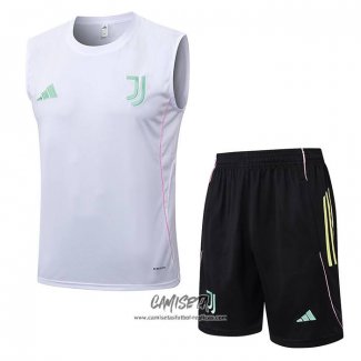 Chandal del Juventus 2025-2026 Sin Mangas Blanco