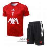 Chandal del Liverpool 2026-2027 Manga Corta Rojo - Pantalon Corto