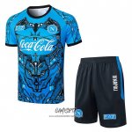 Chandal del Napoli 2025-2026 Manga Corta Azul - Pantalon Corto