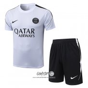 Chandal del Paris Saint-Germain 2026-2027 Manga Corta Blanco - Pantalon Corto