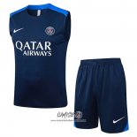 Chandal del Paris Saint-Germain 2025-2026 Sin Mangas Azul